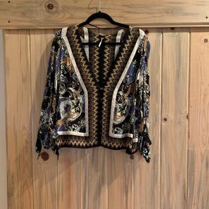Free People Printed Top